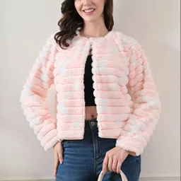 TJ FASHION Women Checked Lightweight Tailored Jacket image 2