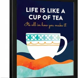 Chaka Chaundh Multicoloured Synthetic Wood Wall Art image 5