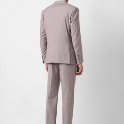 Van Heusen Textured Slim Fit Single Breasted Notched Collar 3-Piece Suit image 4