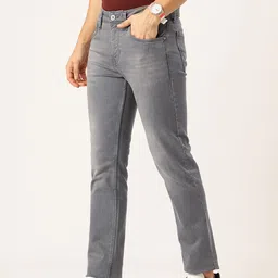 Integriti Men Smart Slim Fit Mid-Rise Light Fade Stretchable Jeans image 5