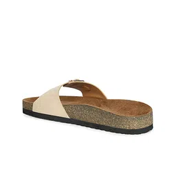 MOZAFIA Women Open Toe Flats with Buckles image 2