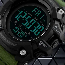 Otage Men Dial & Textured Straps Digital Watch Otg 1384 Green1-picture-36