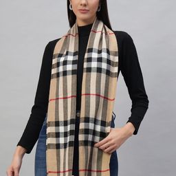 HANDICRAFT PALACE Women Checked Reversible Scarf-picture-28