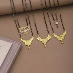 VEMISHTI Gold-Plated Mangalsutra image 1