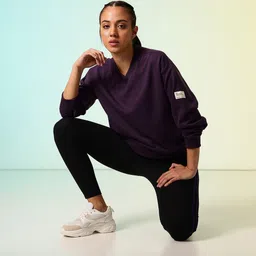 HRX by Hrithik Roshan V-Neck Pullover Sweatshirt image 5