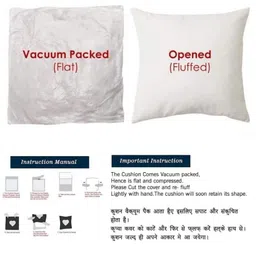 SKYTRENDS Set Of 2 Multicoloured Satin Cushion Covers image 3