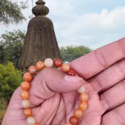 Apnisanskriti Unisex Red Aventurine Stone Bracelet image 2