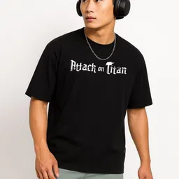 Be Crazy Men Graphic Printed Round Neck Cotton Oversized T-shirt-picture-36