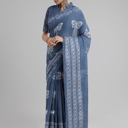 Anouk Rustic Ethnic Motifs Printed Sambalpuri Saree-picture-13