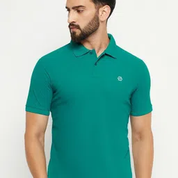 RENUOVO Men Polo Collar Applique T-shirt-picture-19