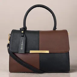 Mast & Harbour PU Structured Sling Bag with Quilted-picture-18