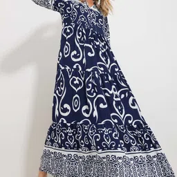 Trend Alacati stili Ethnic Print Maxi Dress image 4