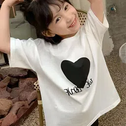 Xsole Girls Short Sleeves Regular Fit Tshirts-image-86