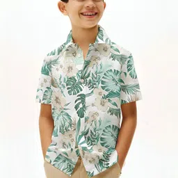 DUTT CREATION Boys Classic Floral Printed Casual Shirt-picture-32