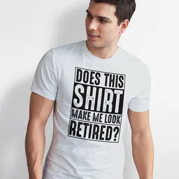 Seekbuylove Men Typography Printed Bio Finish T-shirt image 3