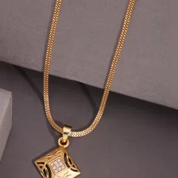 DIVASTRI Brass Gold-Plated Necklace image 2