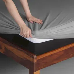 everdecor King Size Fitted Terry Cotton Breathable, Stretchable, Waterproof Mattress Cover-picture-21