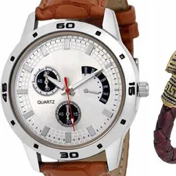 WATCHSTAR Men Dial & Leather Straps Analogue Watch AVEO L&Brg KaduV -V-picture-38