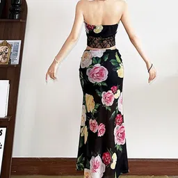 StyleCast x Revolte Printed Straight Maxi Skirts image 3