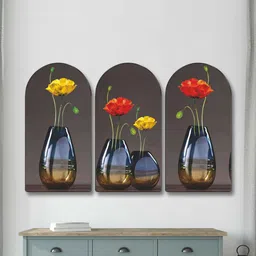 Livin'luxe Multicoloured MDF Other Wall Paintings image 3