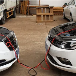 dikvelp 500AMP Booster Cable 2 ft Battery Jumper Cable image 5