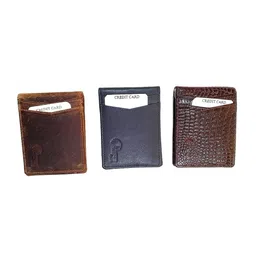 KARGHA INDIA Unisex Pack Of 3 Leather Two Fold Wallet-picture-21