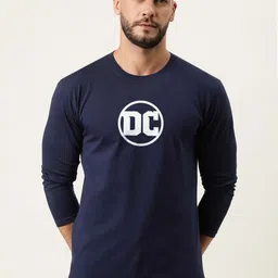 Organic Chics Men DC Comics Bio Finish Typography Printed Round Neck Cotton T-shirt-picture-26