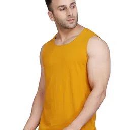 Slowloris Men Pack of 2 Printed Bio-Wash Gym Vest image 2