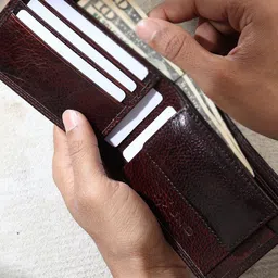 JND Men Textured Two Fold Wallet image 2