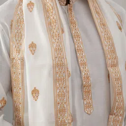 Jompers Chikankari Embroidered Long Sleeves Mandarin Collar Straight Kurta With Dupatta image 2