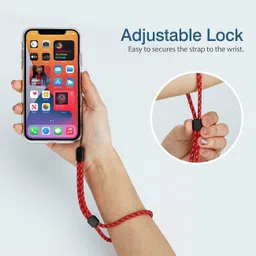 mil9us 6Pcs Hand Wrist Strap - Adjustable Nylon Wristlet Straps Mobile, Camera, etc. Strap image 4