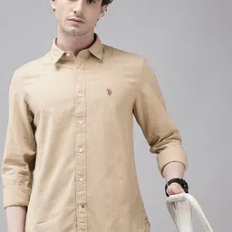 U.S. Polo Assn. Denim Co. Spread Collar Pure Cotton Casual Shirt-picture-23