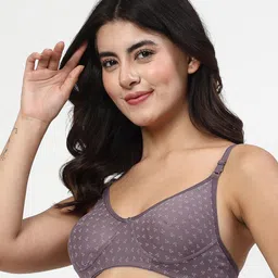 LILY Abstract Women Pack of 3 Non-Wired Full Coverage T-shirt Bra image 2