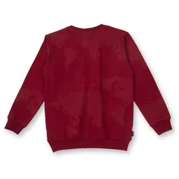 Gini and Jony Boys Abstract Printed Round Neck Cotton Pullover Sweatshirt image 2