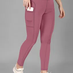POOJARAN SAREE High Waist Yoga Tights-picture-18