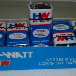who Hw Long Life Zinc Carbon Battery, Hi-watt, 9v (Set of 5) Electronic Components Electronic Hobby Kit-picture-23