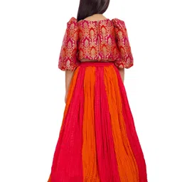 Tiny Kingdom Girls Printed T-shirt with Palazzos image 4