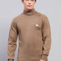 Monte Carlo Men Turtle Neck Long Sleeves Woollen Pullover-picture-48