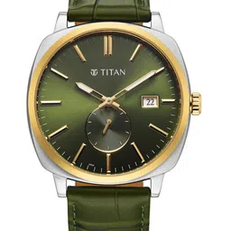 Titan Men Dial & Leather Wrap Around Straps Analogue Watch 90189BL01-picture-21