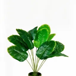 Dekorly Brown Plastic Money Plant Artificial Flowers & Plants With Pot image 3