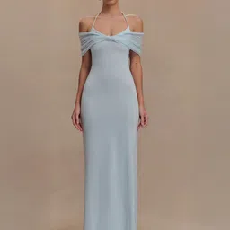 StyleCast Women Halter Neck Bodycon Maxi Dress-image-5