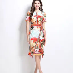 JC Collection Floral Print A-Line Dress-picture-10