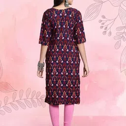 Ethnic basket Women Pack Of 2 Multicoloured Crepe Kurtas image 5