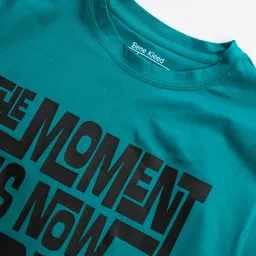 Bene Kleed Men Typography Printed Raw Edge T-shirt image 3