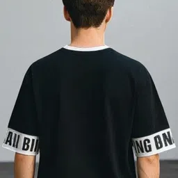 FASHIUM Men Typography Printed Round Neck Cotton T-shirt image 3