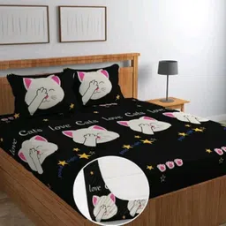 Reversible Cotton King Bed Cover-image-65