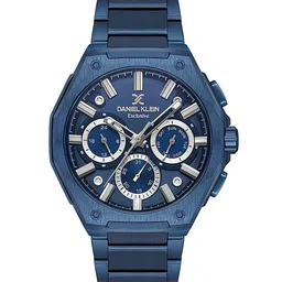 Daniel Klein Exclusive Men Textured Bracelet Style Straps Analogue Watch DKX.1.13677-4-picture-29
