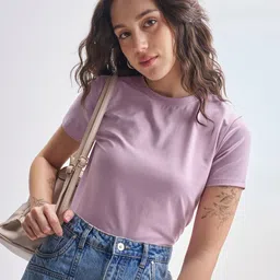 Basics By Tokyo Talkies Crew Neck T-shirts-picture-10