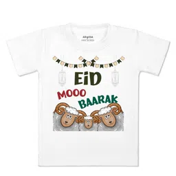 Arvesa Kids Typography Printed Monochrome T-shirt-picture-56