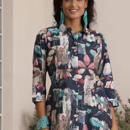 Libas Printed Shirt With Trousers image 2